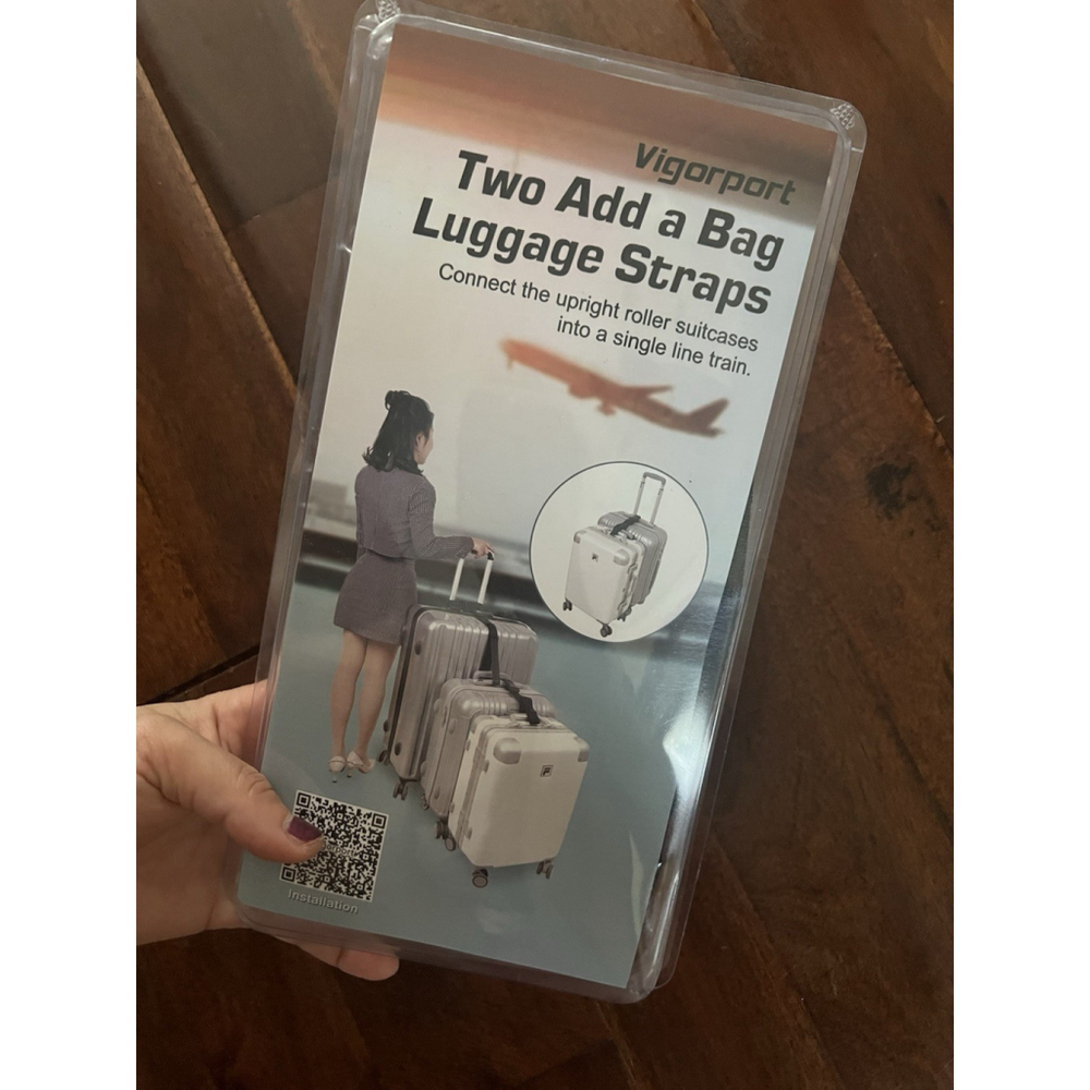 Vigorport Two Add a Bag Luggage Straps - New - b3